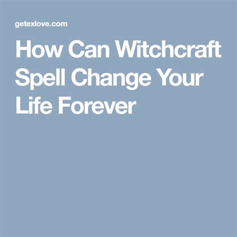 I was fully absorbed in practicing witchcraft